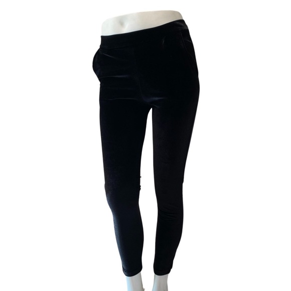 Pants - VELVET SKINNY TROUSERS